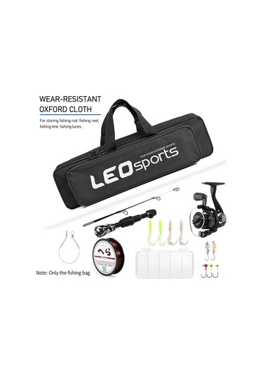 Gajeena 600d Oxford Dokuma Suya Dayanıklı Olta Çantası - 80cm, Çelik Tel İç Çerçeve, Geniş Bölmeler Ve Omuz Kemerli Olta Malzemeleri Taşıyıcı