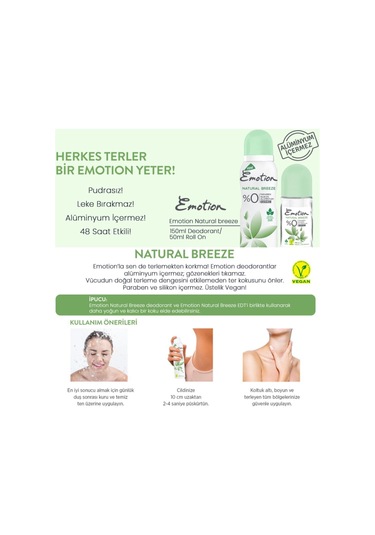 Women Roll-on 50 Ml Natural Breeze