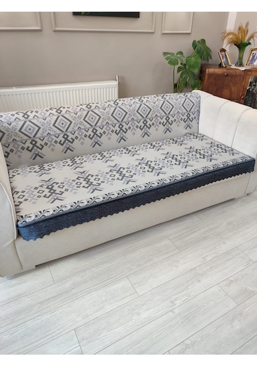 Koltuk Örtüsü Kaymaz Kilim Siyah