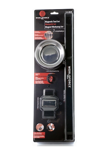 Worldforce 106 MM Paslanmaz Tepsi ve 405 MM Anahtar Tutucu Set