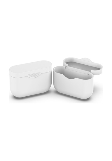 Youmex Sony Wf-1000xm3 İçin Silikon Koruyucu Kılıf - Beyaz, Esnek Materyal Kulaklık Koruması Beyaz