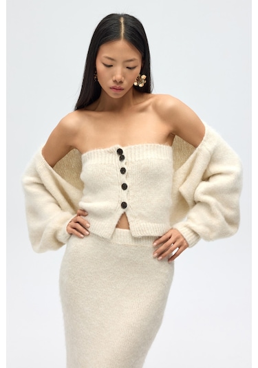 Vintera Bej Üçlü Triko Takım Bej