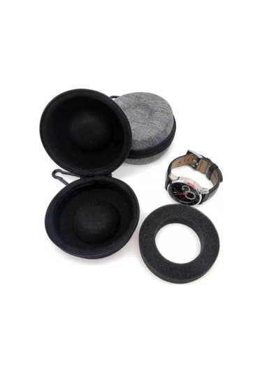 Dofolink Eva Nilon Sert Kasa Saat Çantası - Şok Ve Darbeye Dayanıklı, Taşınabilir Seyahat Ve İş Seyahatleri İçin, Zıplayıcı Kilitli, Siyah Siyah