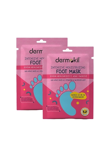 Dermokil Yoğun Nemlendirici Ayak Maskesi 2 x 30 ML