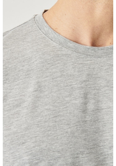 Ac&Co / Altınyıldız Classics Slim Fit Dar Kesim Bisiklet Yaka Tişört Paketi 5'li Çok Renkli