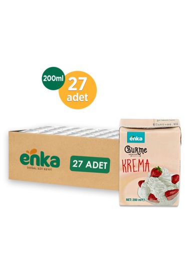Enka Süt Pastörize Krema %18 Yağlı -27'li- 200 Ml