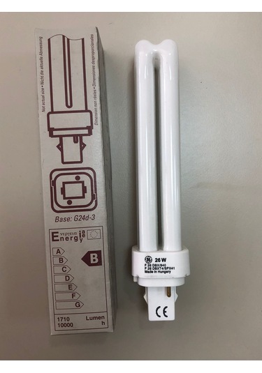 5 Adet General Elk. Plc Lamba 26w/840 2p 4000 Kelvin 1710 Lümen G