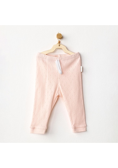 Andywawa Bebek Pantolon Pants Jacquard Basic Ac25556 Pembe