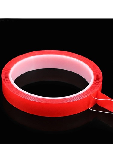 Çift Taraflı Şeffaf Bant Silikonlu Su Geçirmez 2 Metre X 25 Mm 25 Mm X 2 Mt