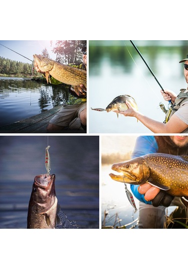 Maiyame 6 Adet Metal Balık Yemi: 3 Altın + 3 Gümüş, 3g Ağırlık, Deniz/su Avı Için Parlak Flasher