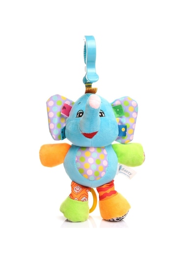 Sozzy Toys Müzikli Mavi Fil - Szy178 Çok Renkli