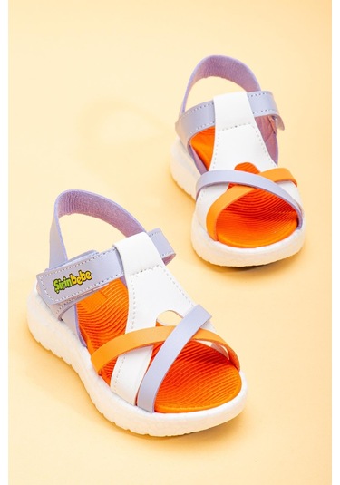 Şirinbebe Şiringenç Yüz Direkli Çapraz Bantlı Ortopedik Lila Kız Bebek Kız Çocuk Sandalet-3094-lila Lila