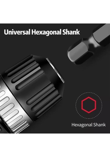 Yaleker 4'lü Çelik Çivi Seti: Cam, Seramik, Tuğla Delme İçin 6-8-10-12mm, Dört Kesici Uç, Titanyum Kaplama, Hızlı Montaj Uçlu