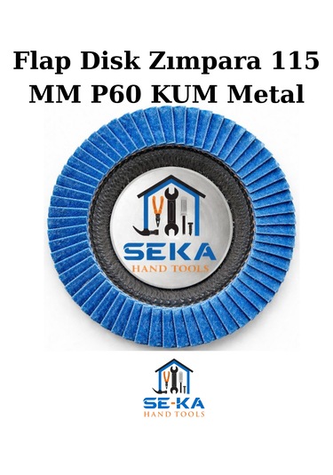 Flap Disk Zımpara 115 Mm P60 Kum Metal - Ahşap Taşlama Diski 10 Adet