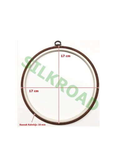 Nurge No:3 Yuvarlak Plastik Pano Kasnağı - 17cm - 10mm