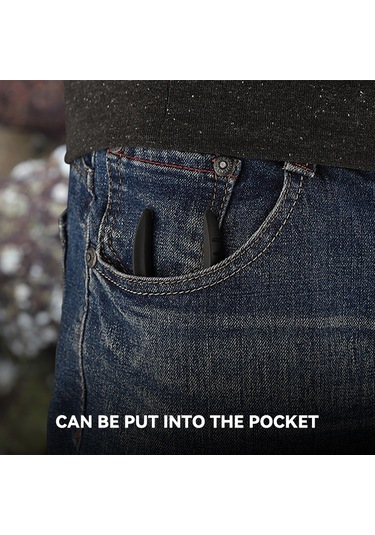 Jeemson Siyah Mini Balıkçı Pense, Tungsten Çelik, Pas Koruyucu, Güvenli Kilit, Anti-kayma Tpr Kolu, 13cm