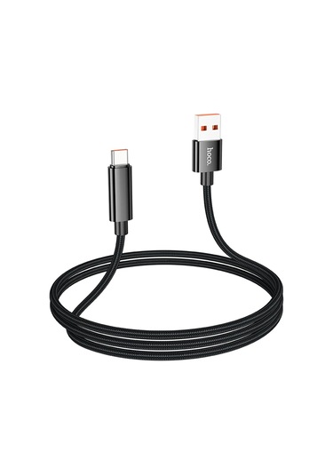 Hoco. U125 1.2m Benefit Usb To Type-c Şarj Data Kablosu - Siyah