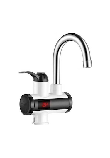 Bosphorusboutique02 Maotai Shop 3000w Hızlı Isıtan Musluk Bataryası - Siyah Ev Tipi Siyah