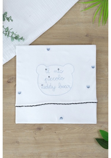 Erkek Bebek Çift Katlı Natural Penye Battaniye Stl6987 Pembe