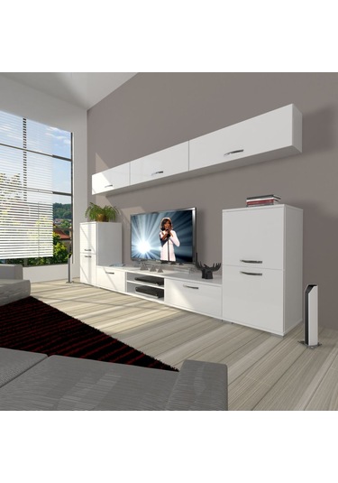Decoraktiv Eko 9 Slm Dvd Tv Ünitesi Tv Sehpası Beyaz