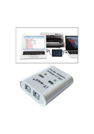 Trendooze Portatif 2'li 1 Arada Cihaz Usb Yazıcı Beyaz 60x70x20mm