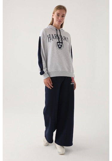 Harvard Kar Melanj Kadın Sweatshirt 5274-41187 Kar Melanj