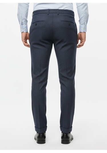 Presto Erkek Slimfit Armürlü Pantolon Lacivert 3193-250 Lacivert