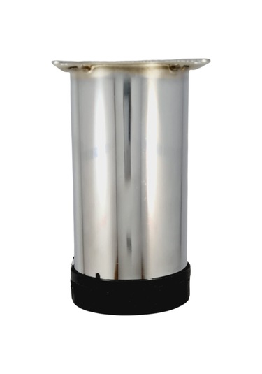 60 Lık 15 Cm Krom Metal Yuvarlak Ayak 4 Adet