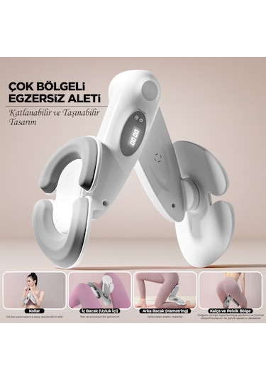İç Bacak Egzersiz Aleti Thigh Master Kegel Cihazı Pelvik Taban Kas Aleti Kalça ve Kol Sıkılaştırıcı