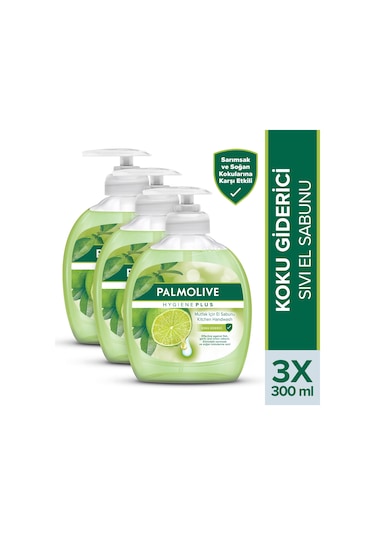 Palmolive Mutfak için Koku Giderici Sıvı El Sabunu 3 x 300 ML