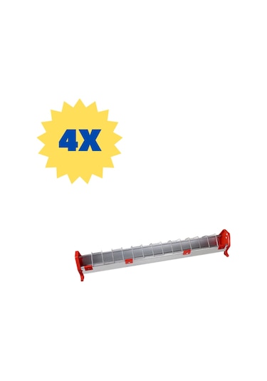 Güvercin Yemlik 75 Cm Metal 4 Adet