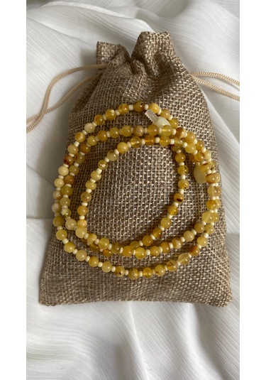 Sertifikalı Yetişkin Damla Kehribar Kolye Çok REnkli