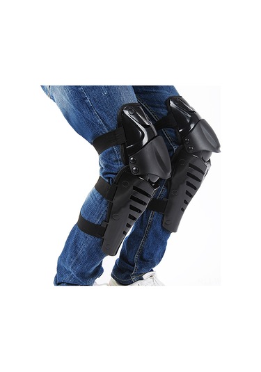 Wezone Motorsiklet Dizlikleri - Pe+eva Malzeme, Hafif Ve Dayanıklı Diz Koruyucu Siyah