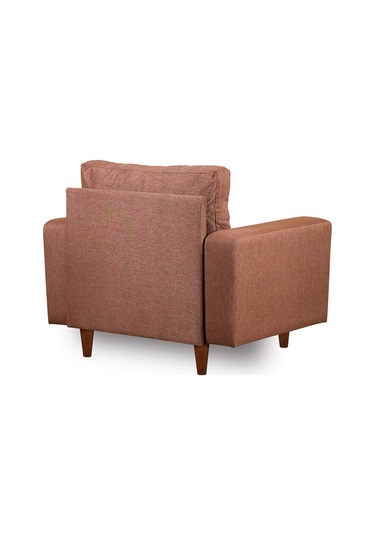 Lungo Modüler Berjer - Açık Kahve Keten Açık Kahverengi