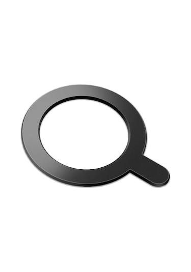 Snapbuy Evrensel Magsafe Araç Telefon Tutucu Disk - İphone/samsung/xiaomi İçin Manyetik Kablosuz Şarj Halkasıblack Black