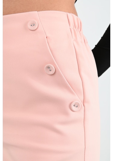 Koza Butik Kadın Bel Lastikli Pantolon 6230-24 001