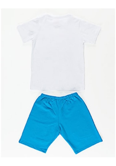 Denokids Shark Island Şort Takım Çok Renkli
