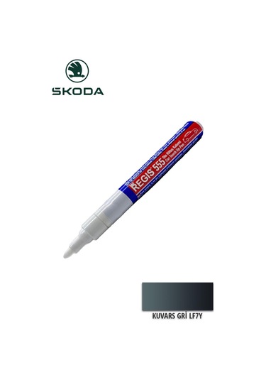 Oto Tam Örtücü Rötüş Kalemleri Skoda Lf7y Kuvars Gri Met Çizik Giderici Oto-11955