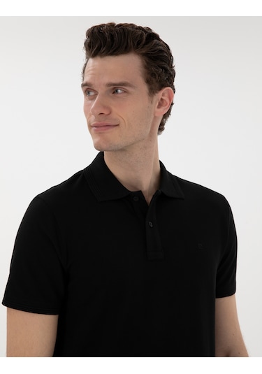 Pierre Cardin Erkek Siyah Tişört Basic 50302561-vr046 Siyah