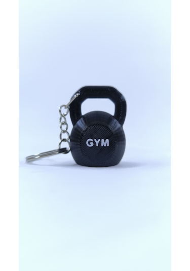 Spor Temalı 20kg Dumbbell, Kettlebell Ve Plaka Anahtarlık Seti