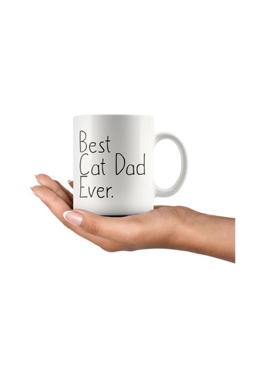 Kedi Sever Hediyeler Benzersiz Kedi Baba Hediyesi - İngilizce Doğum Günü Kedi Babası