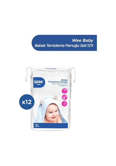 Bebek Temizleme Pamuğu Seti (60x12 720 Adet)