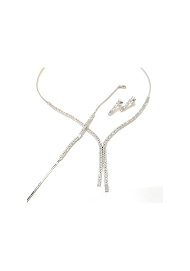 Baget Taşlı Başak Set Takım 14 Ayar Altın 4K Videolu