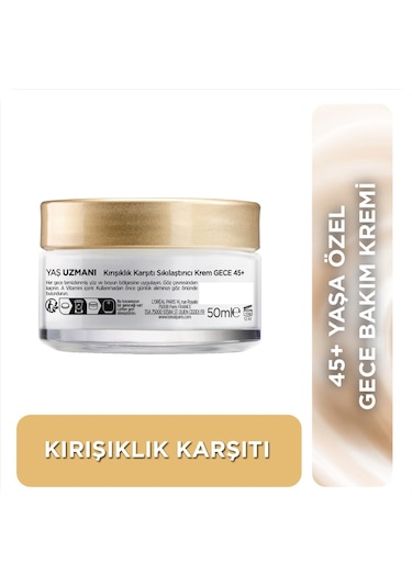 Loreal Paris  45+    Gece Kremi 50 Ml