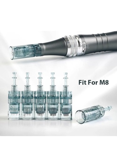 20 Adet 5d Dr. Pen M8 İğne Kartuşları Elektrikli M8 Dr. Kalem Rulo Mikroiğne Ucu 01d1og Çok Renkli