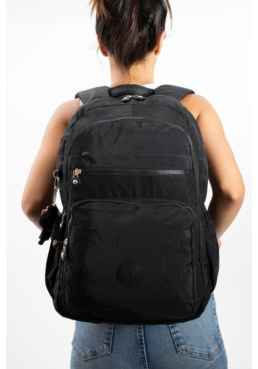 Ultra Hafif Çok Cepli Su Geçirmez Sırt Çantası Unisex Siyah Model: 571-1b - Siyah