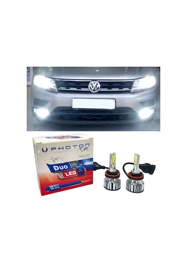 Vw Tiguan Led Xenon Uzun Far Ampulü H7 Duo Yeni Seri Beyaz 2016+