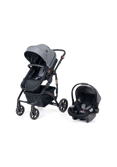 Unisex 9034 Airmax Travel Sistem Bebek Arabası Gri