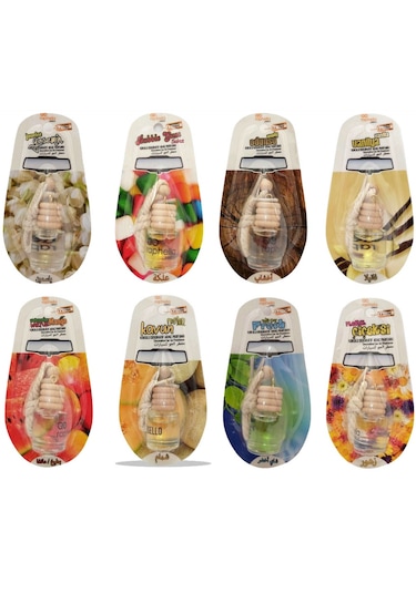 Bargello Araç Parfümü Oto Kokusu 5 x 8 ML