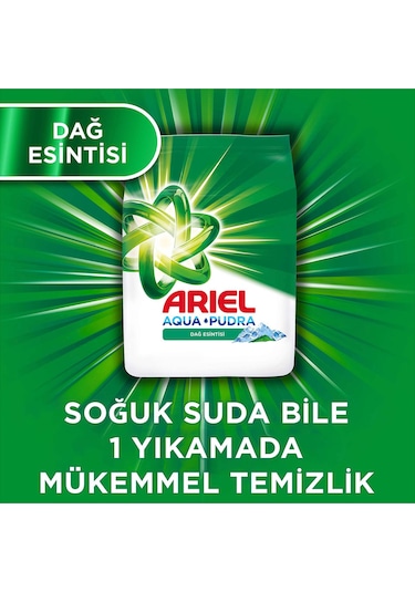 Ariel Dağ Esintisi Aquapudra Toz Çamaşır Deterjanı 4 KG